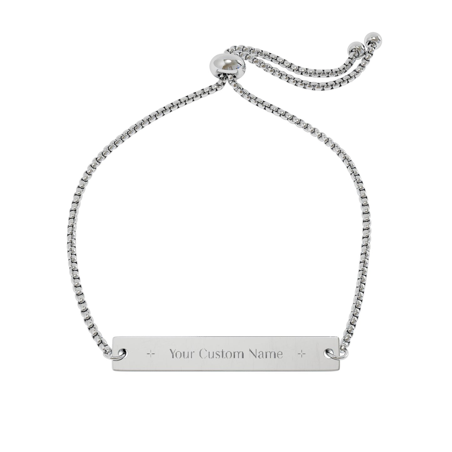 Personalized Custom Name Engraved n Adjustable Bracelet