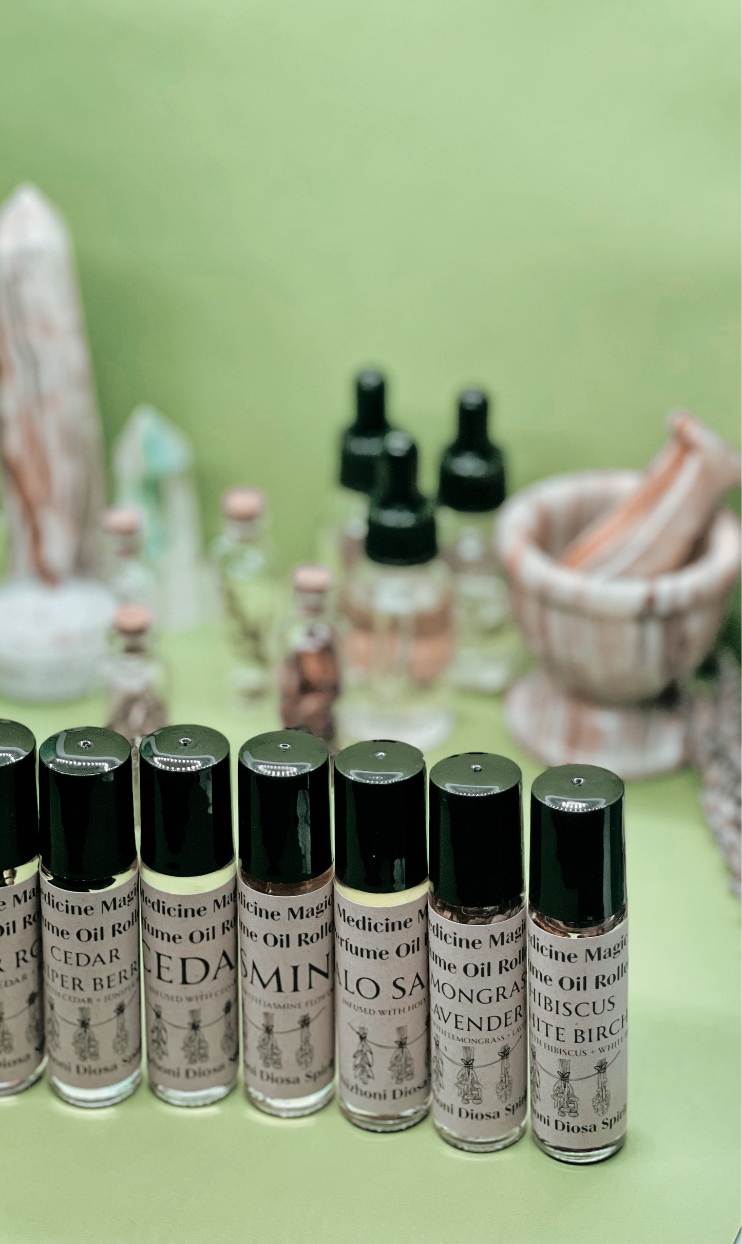 Cedar Rose Perfume Oil Roller