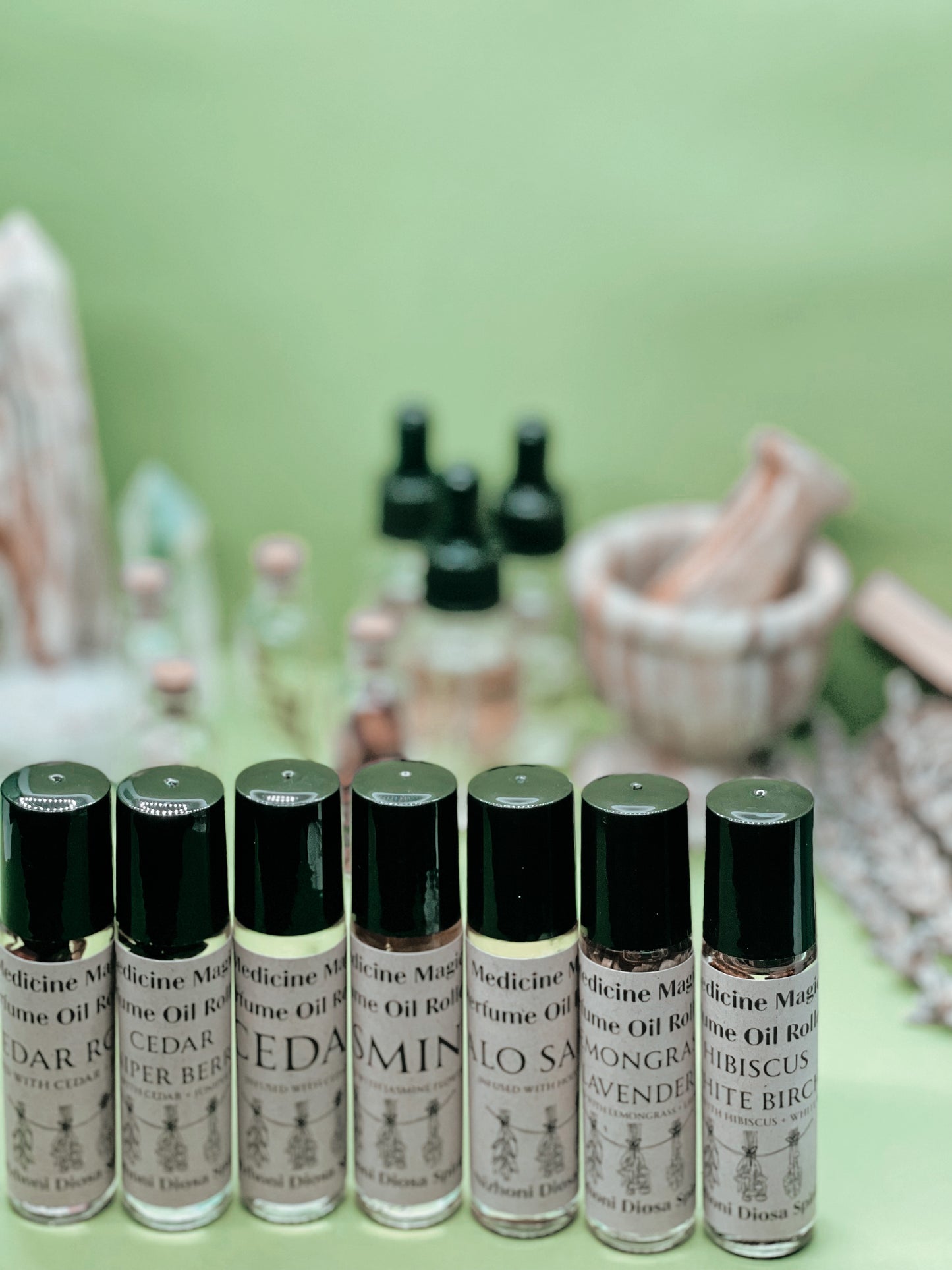 Cedar Rose Perfume Oil Roller