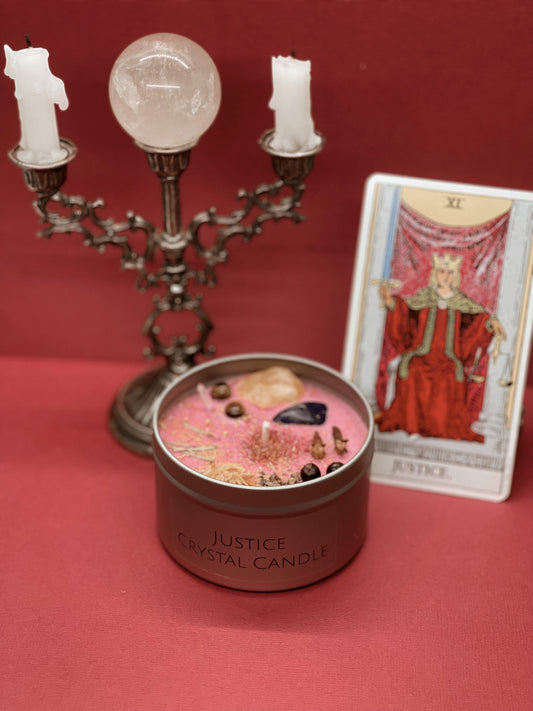 Justice Crystal Candle