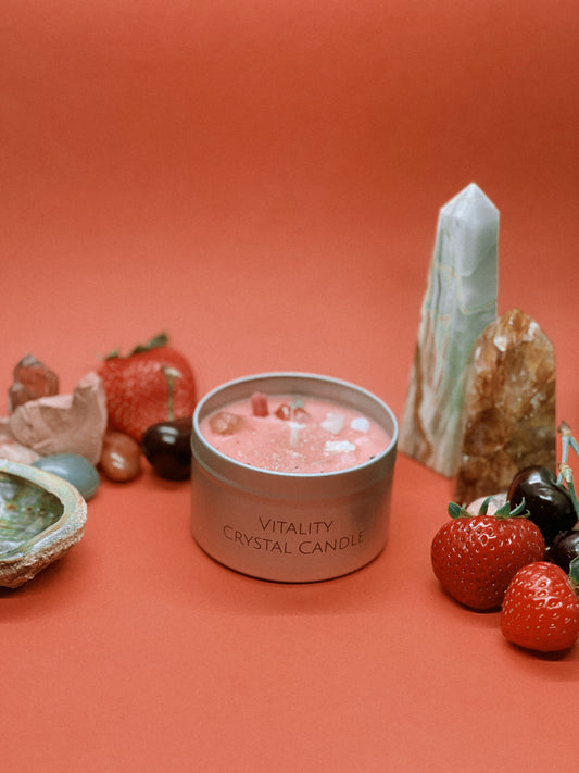 Vitality Crystal Candle