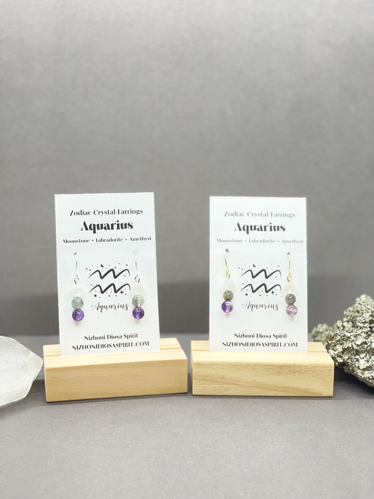 Aquarius Crystal Earrings
