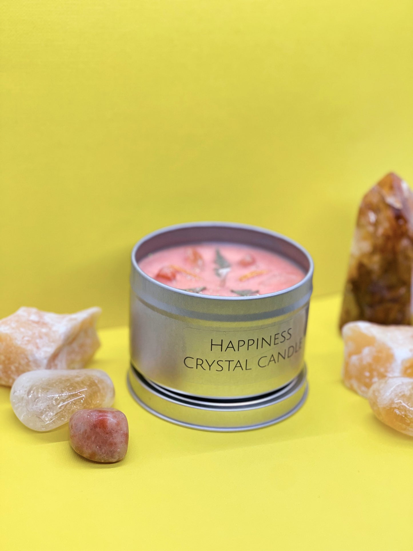 Happiness Crystal Candle