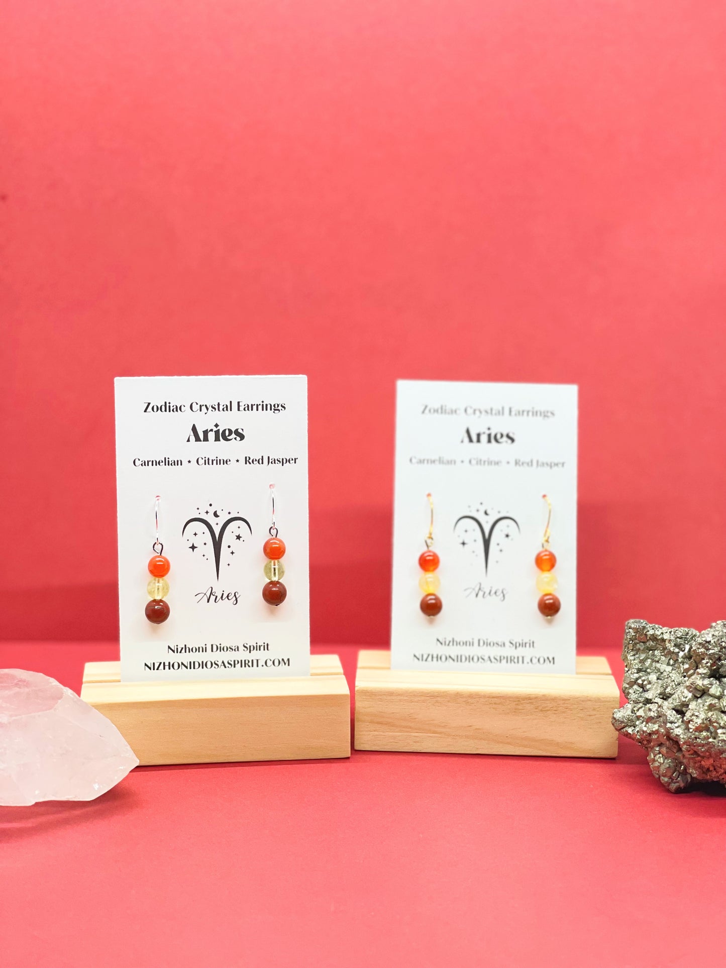 Aries Crystal Earrings