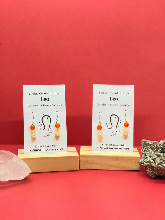 Leo Crystal Earrings