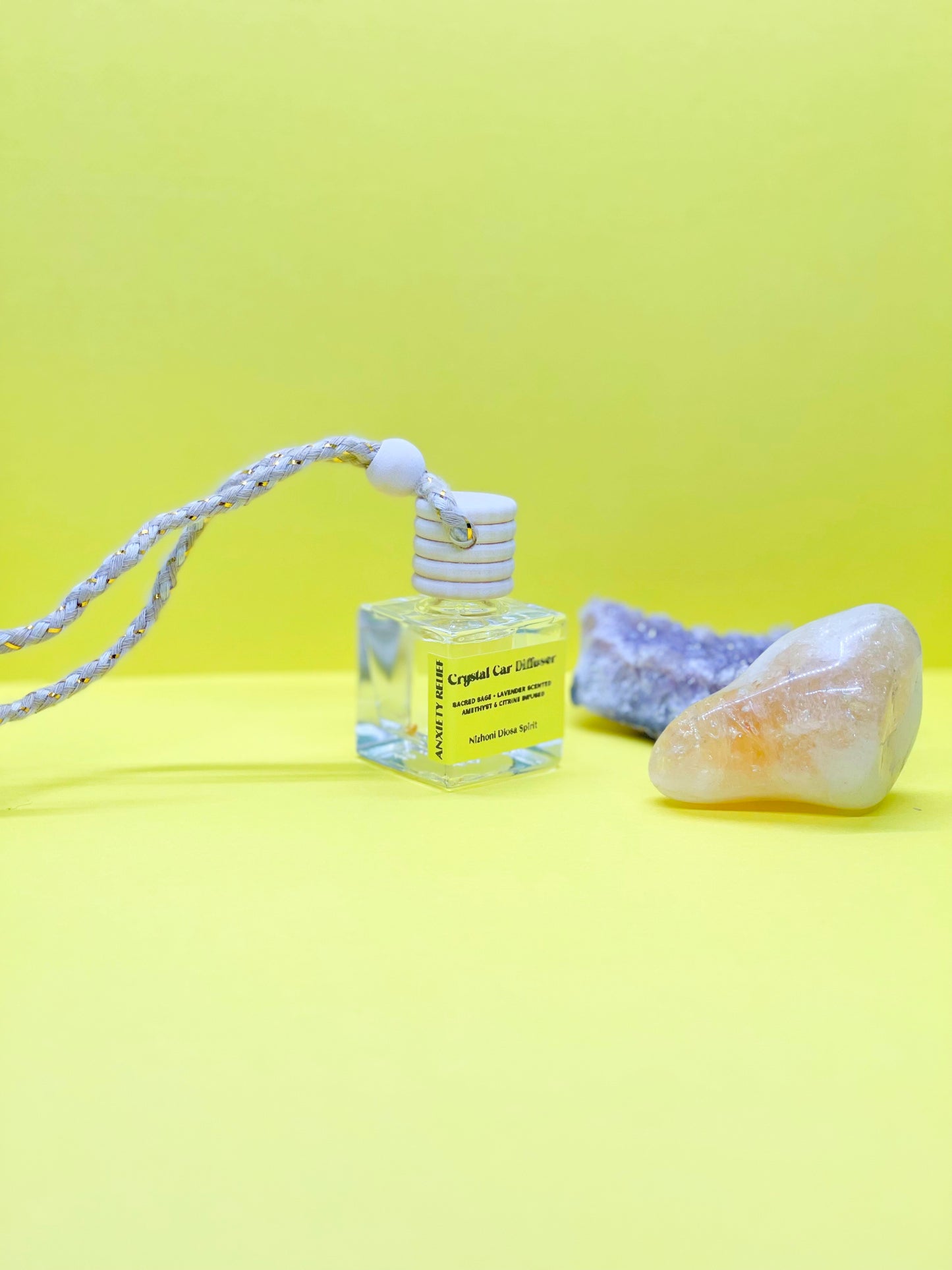 Anxiety Relief Crystal Car Diffuser