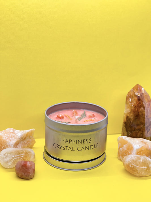 Happiness Crystal Candle