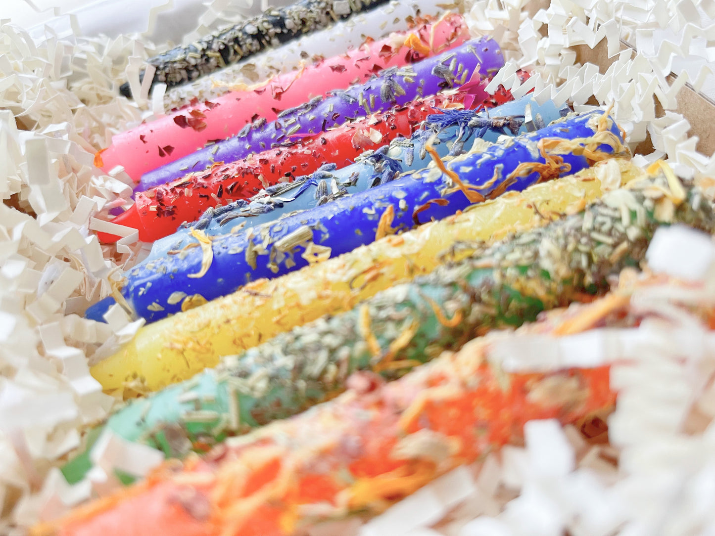 Herbal Chime Altar Candles