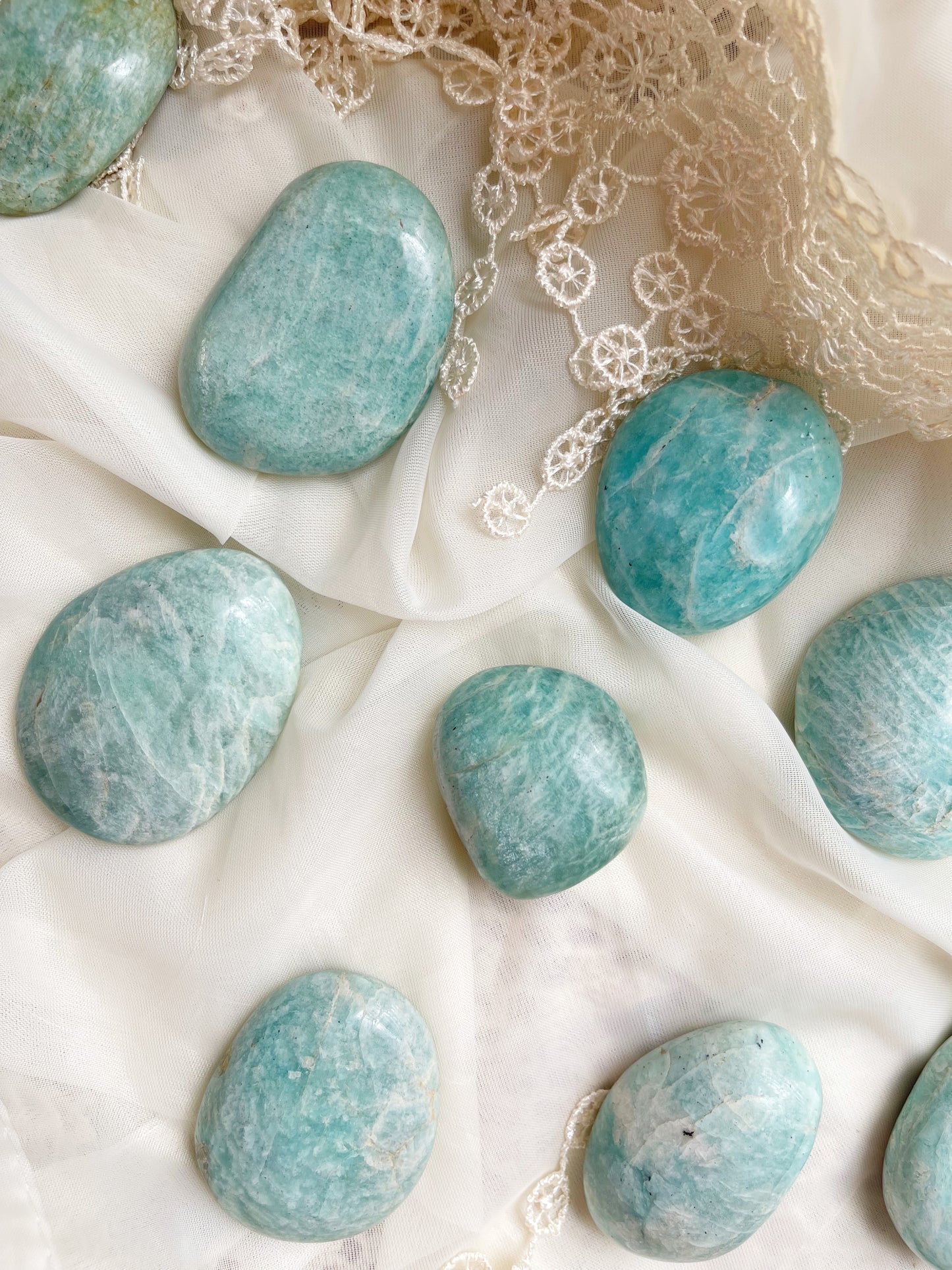 Amazonite Palm Stone