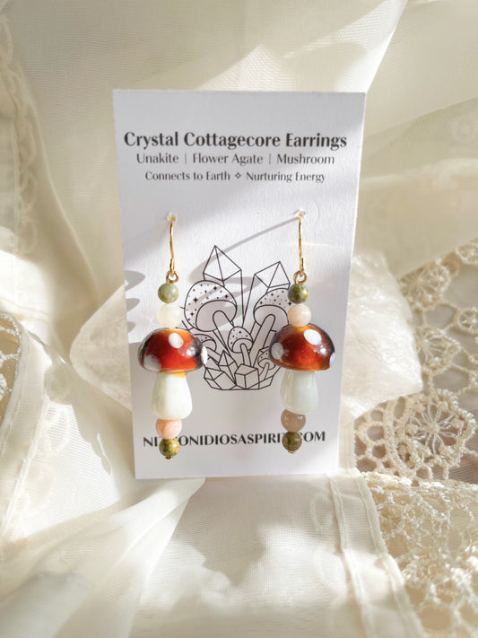 Crystal Cottagecore Earrings