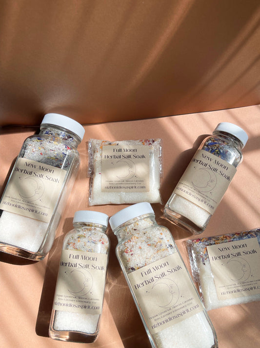 Full Moon | New Moon Herbal Bath Soak Duo Pack
