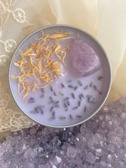 Anxiety Relief Crystal Candle