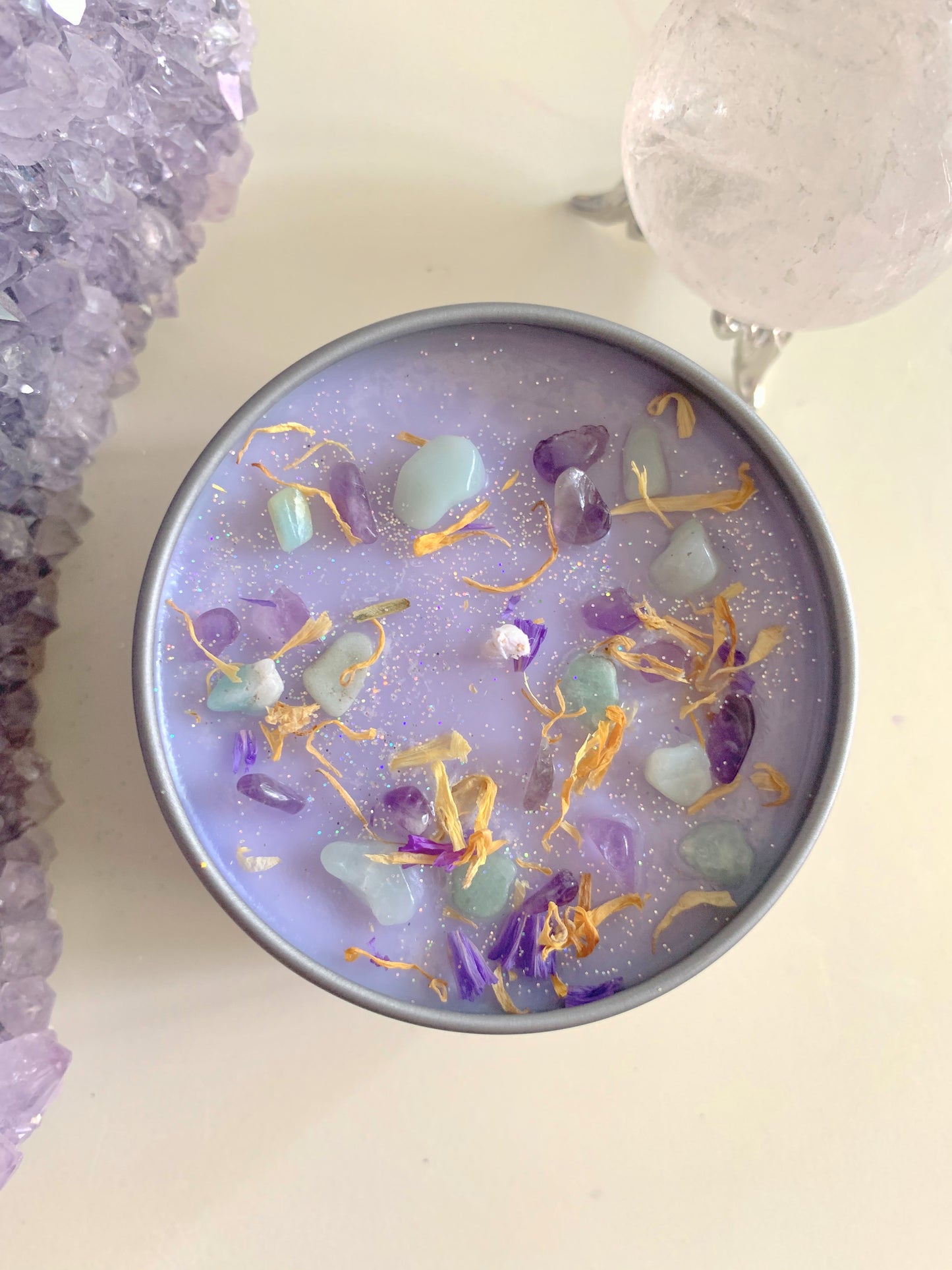 Intuition Crystal Candle