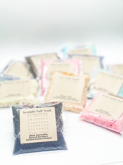 Zodiac Crystal Salt Soak