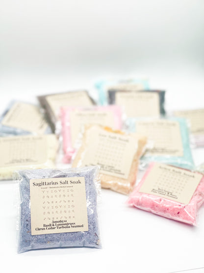 Zodiac Crystal Salt Soak