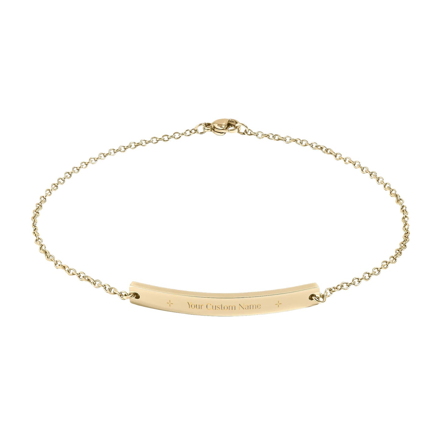 Personalized Custom Name Engravable Anklet