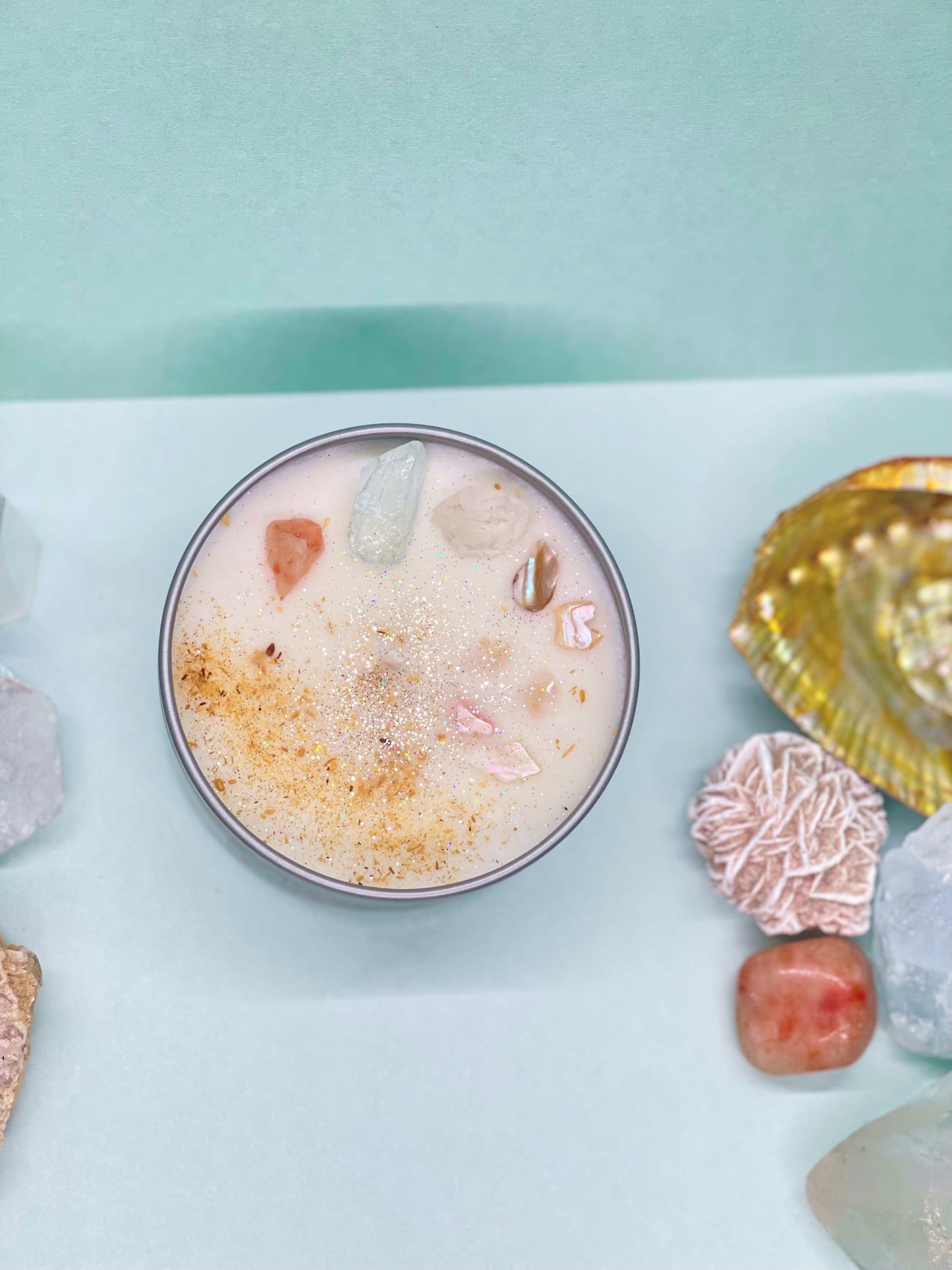 Creative Flow Crystal Candle