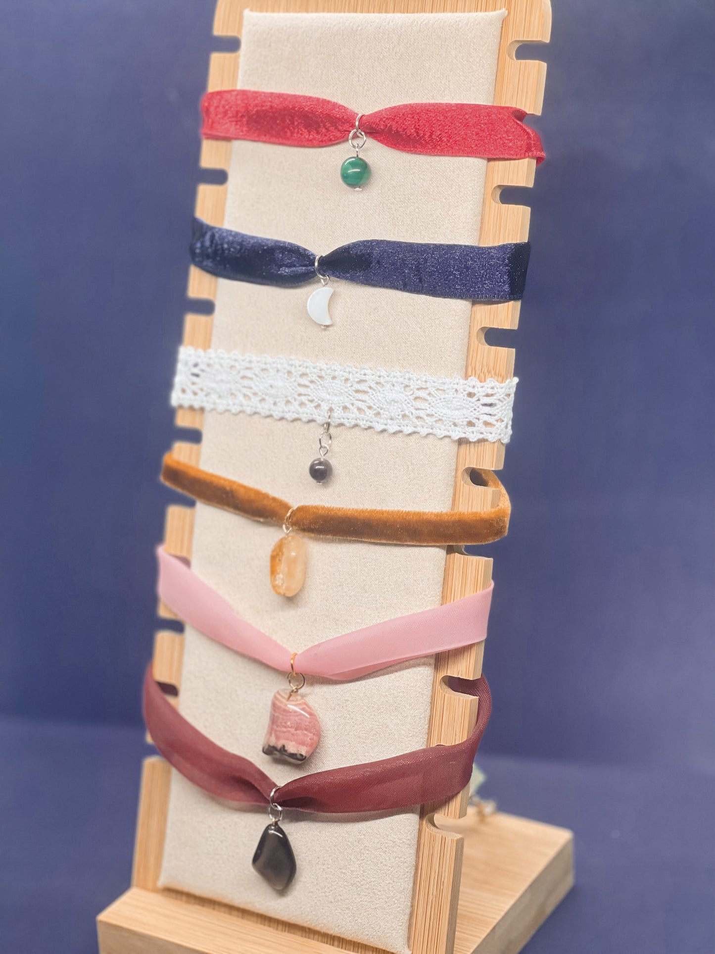 Crystal Ribbon Necklace/Choker
