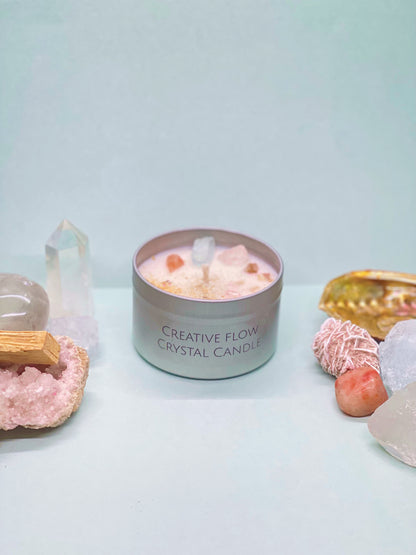 Creative Flow Crystal Candle
