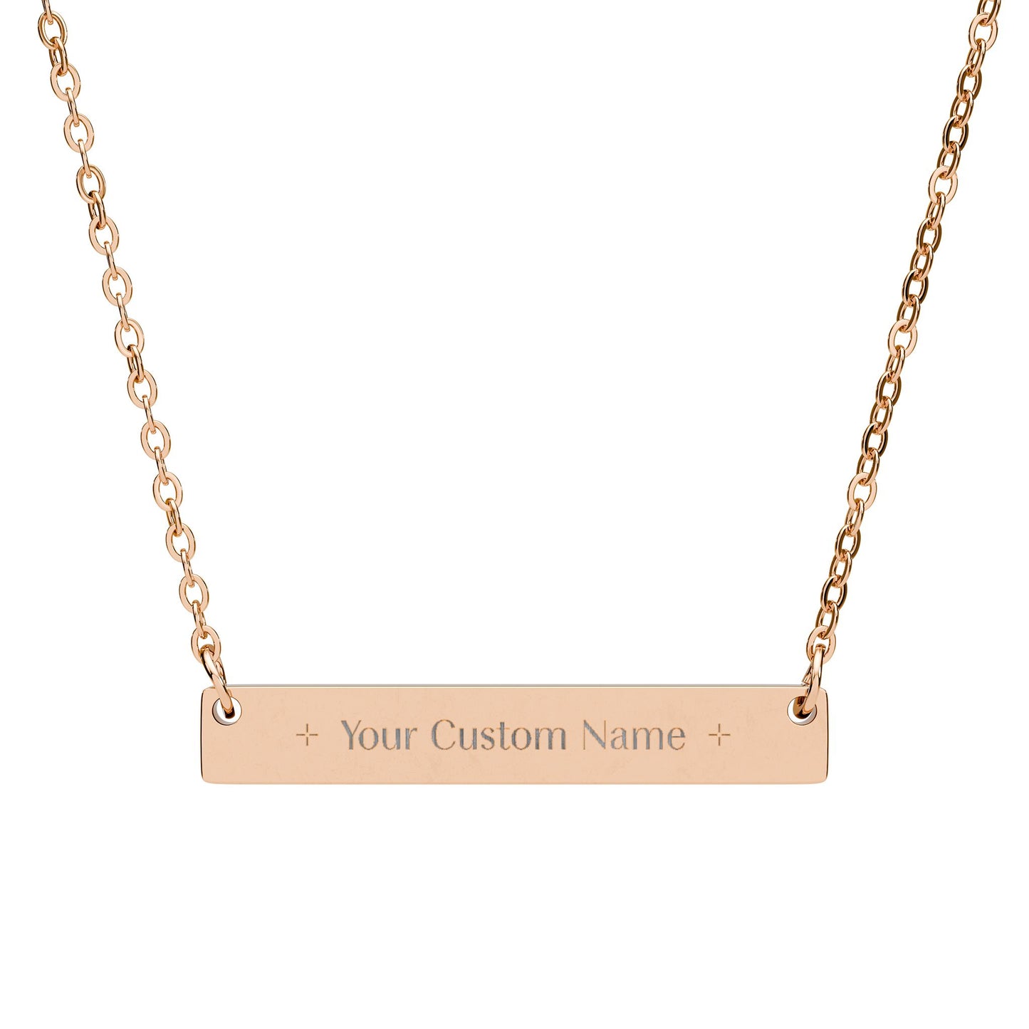 Personalized Custom Engravable Nameplate Necklace