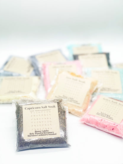 Zodiac Crystal Salt Soak