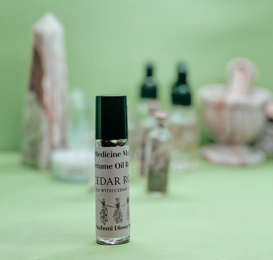 Cedar Rose Perfume Oil Roller