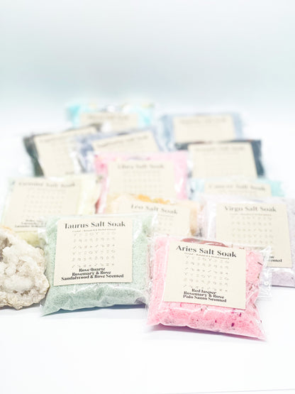 Zodiac Crystal Salt Soak