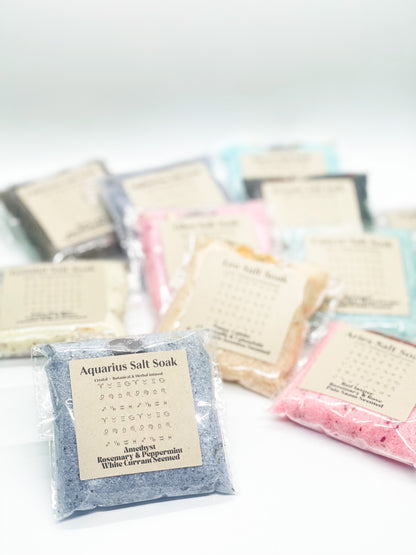 Zodiac Crystal Salt Soak