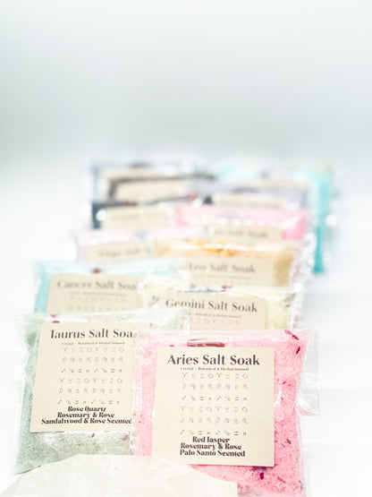 Zodiac Crystal Salt Soak