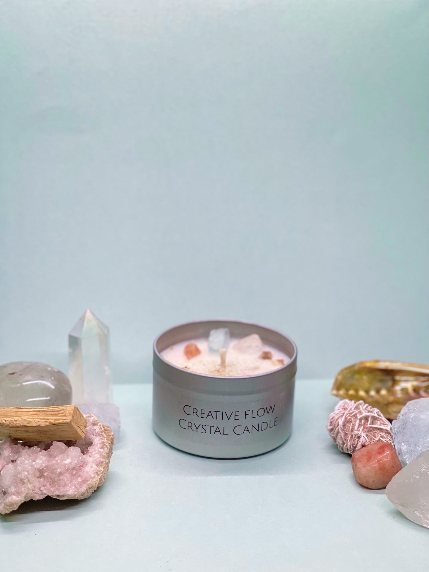 Creative Flow Crystal Candle
