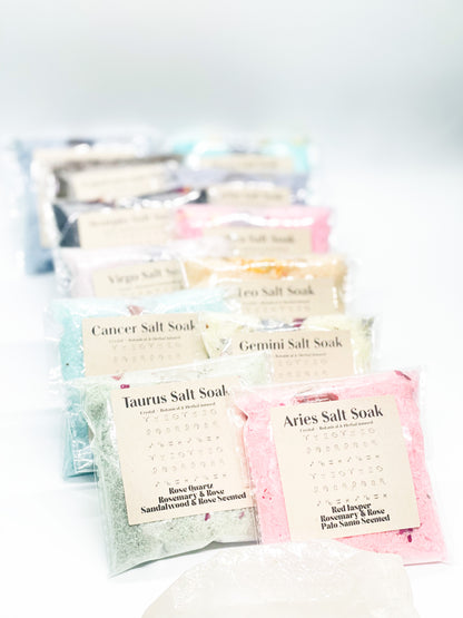 Zodiac Crystal Salt Soak