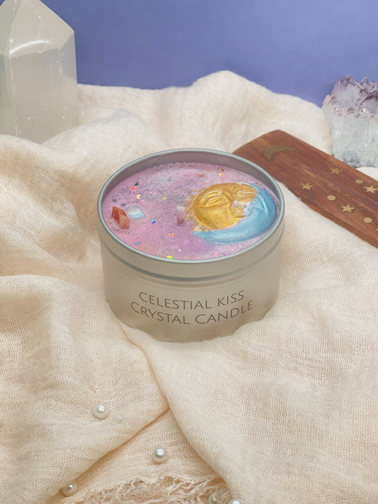 Celestial Kiss Crystal Candle