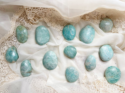 Amazonite Palm Stone