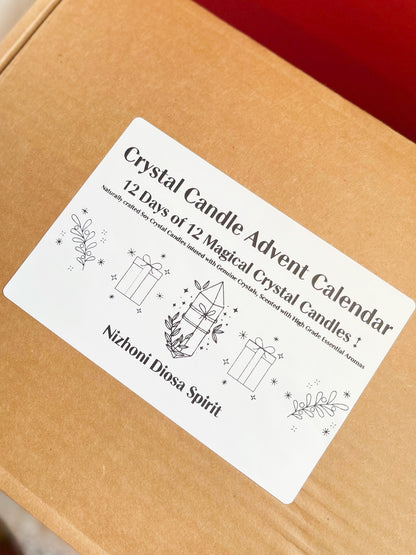 12 Days Crystal Candle Advent Calendar